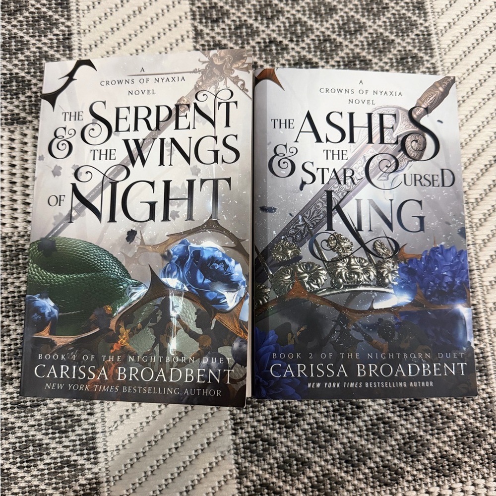 OOP The Serpent & The Wings of Night and The Ashes & The Star Cursed King Books